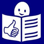 Das Logo der EU für leichte Sprache.